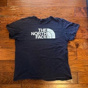 The north face shirt color blue